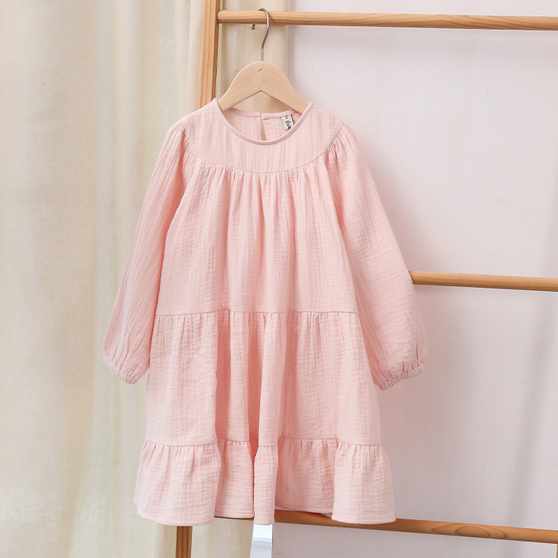 Annie & Charles® Bio Musselin Kleid mit Rüschen
