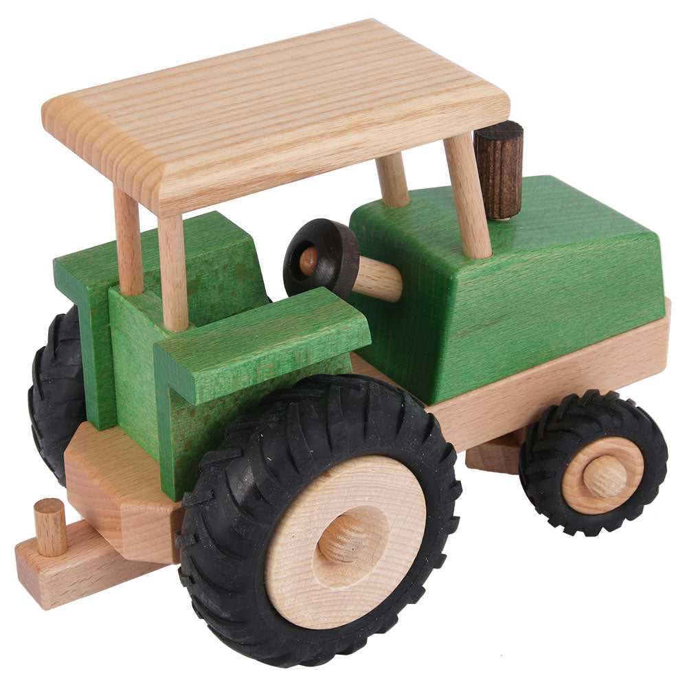 Holz-Traktor lenkbar