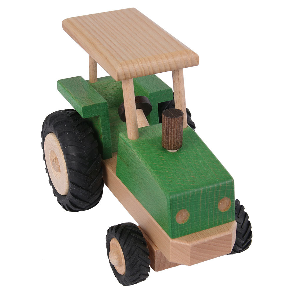 Holz-Traktor lenkbar