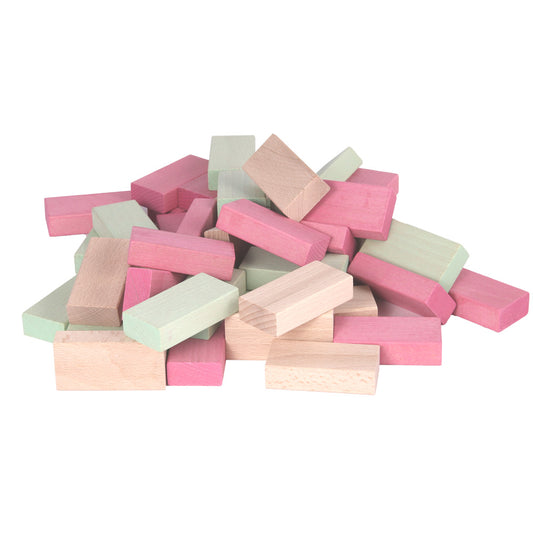 Fröbel-Bausteine Set rosa-grün