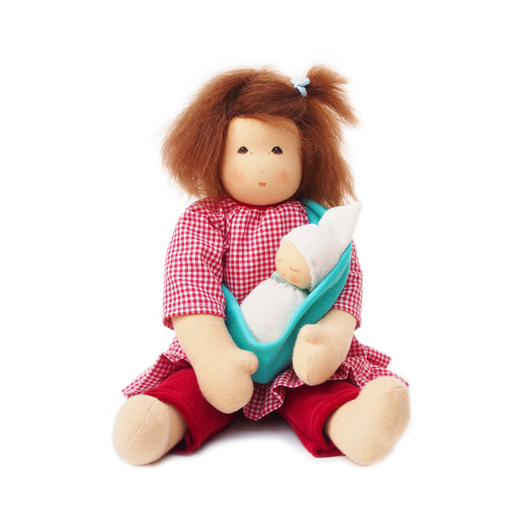 Anziehpuppe Mama mit Baby