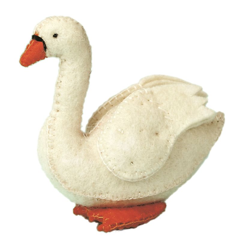 Schwan, Filz