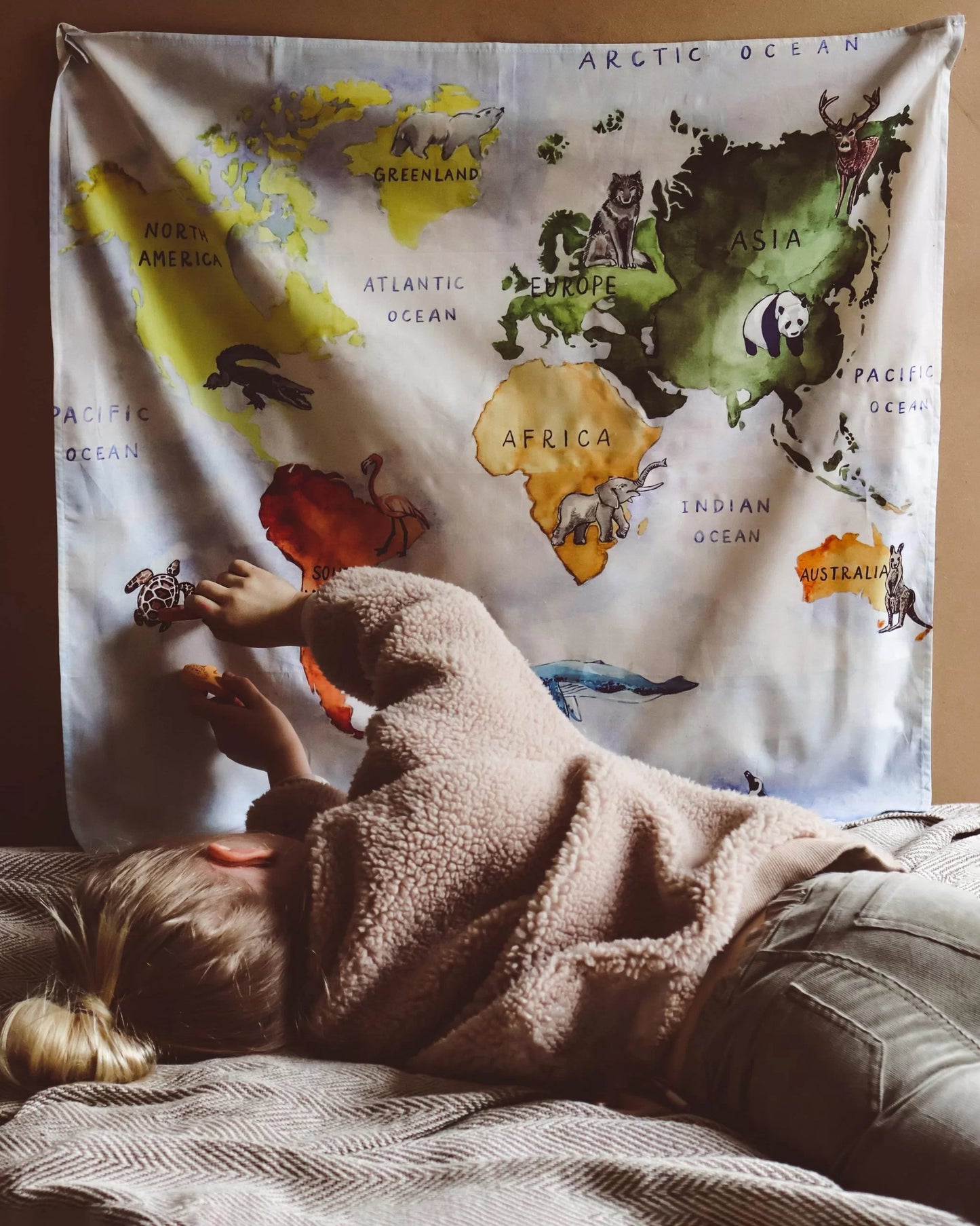 Spieltuch Our World