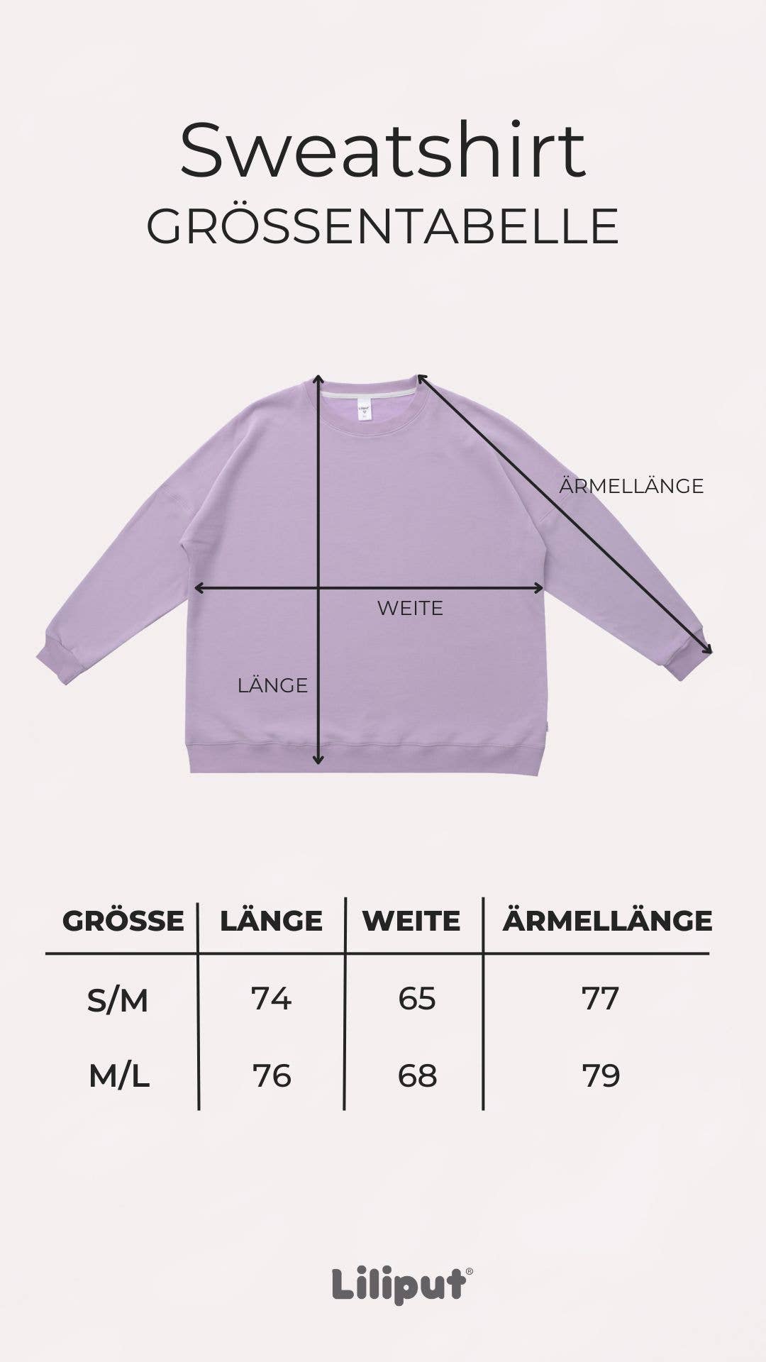 Erwachsenen Sweatshirt Coffee before Chaos flieder