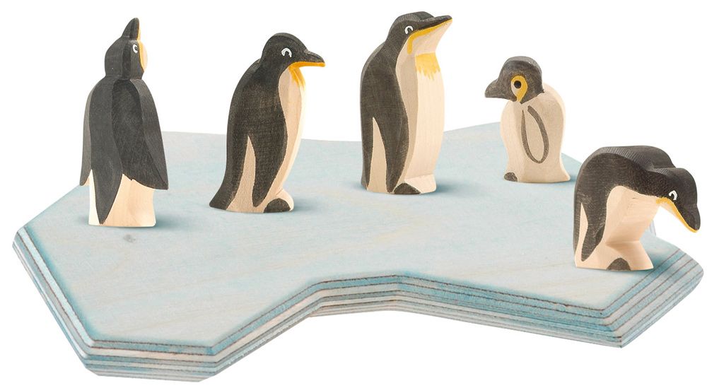 Pinguin schnabel hoch