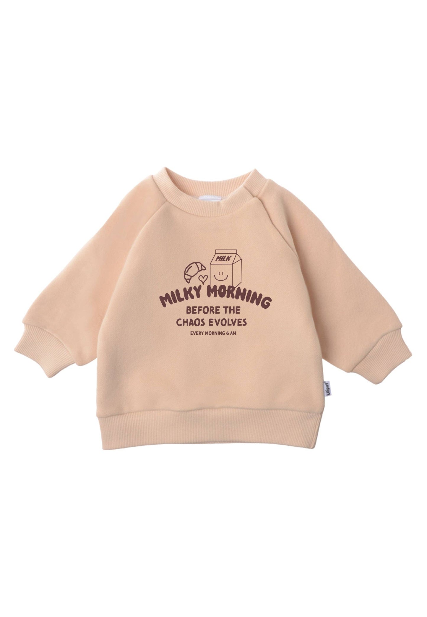 Milky Morning Sweatshirt beige Mini and Me Edition