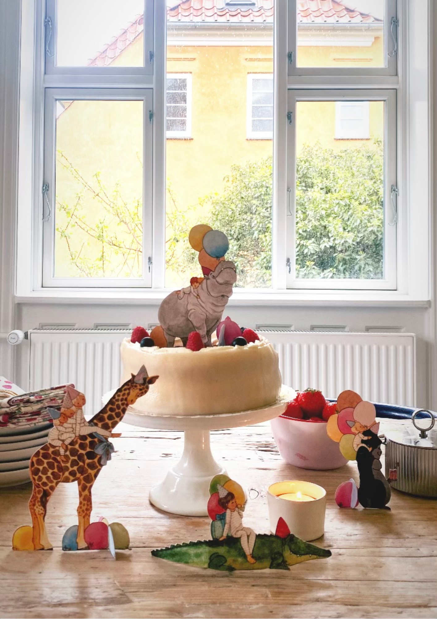 Krokodil  - Geburtstagsdeko