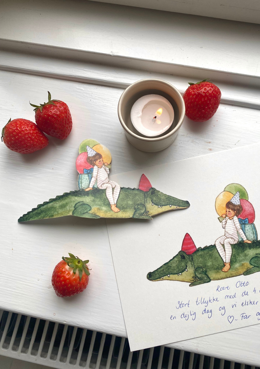 Krokodil  - Geburtstagsdeko