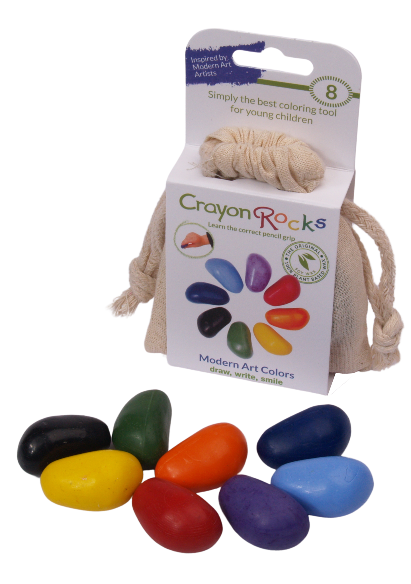 8 Crayon Rocks® Modern Art