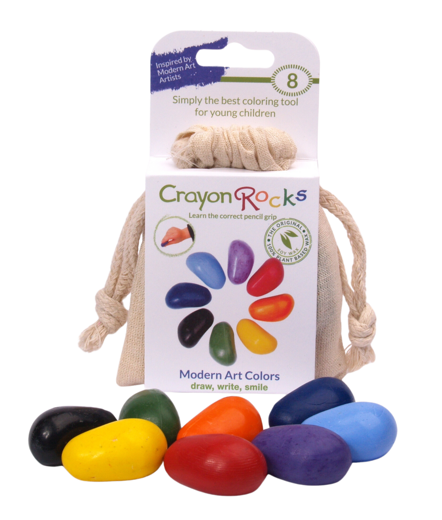 8 Crayon Rocks® Modern Art