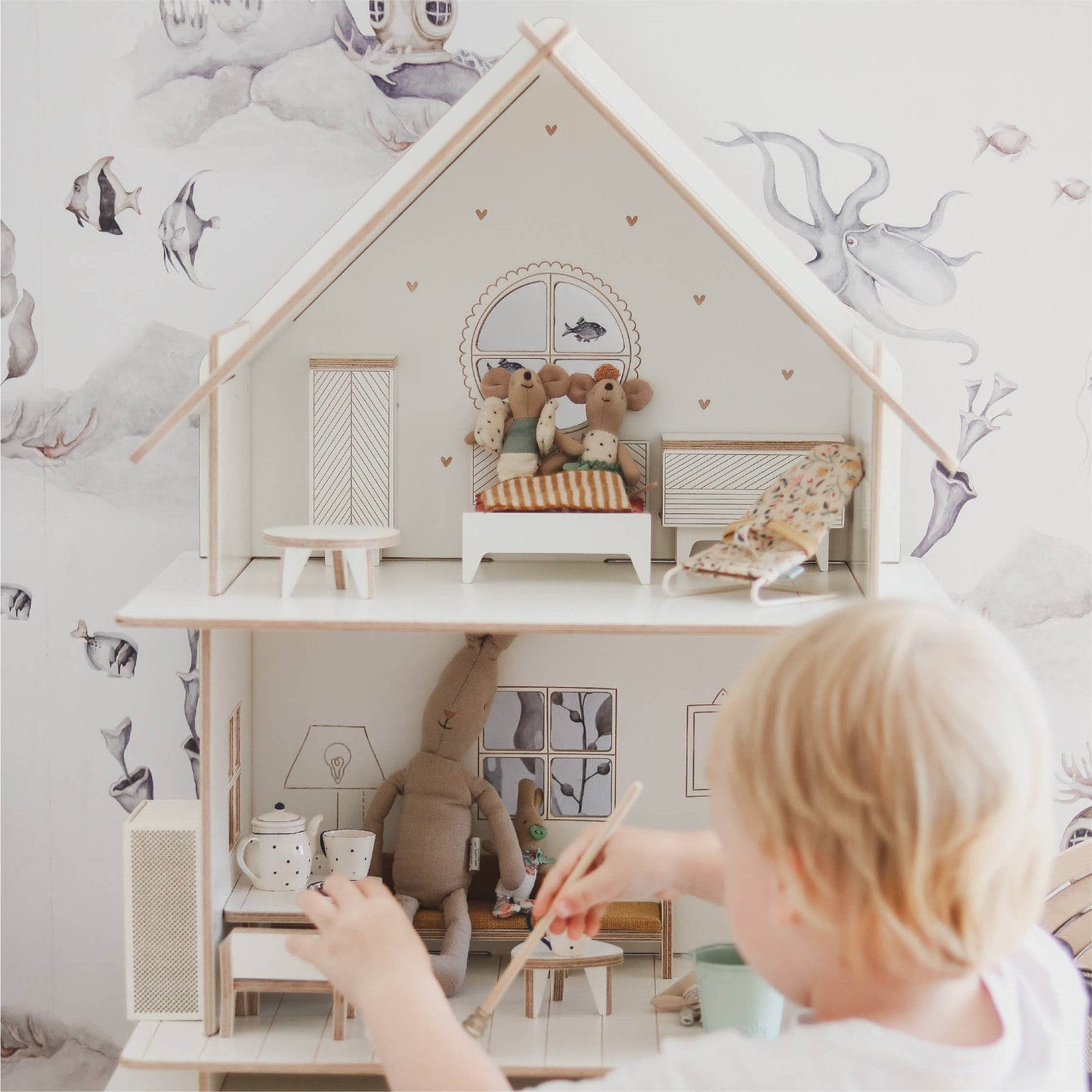 Holzmöbel für Puppenhäuser, Miniaturmöbel