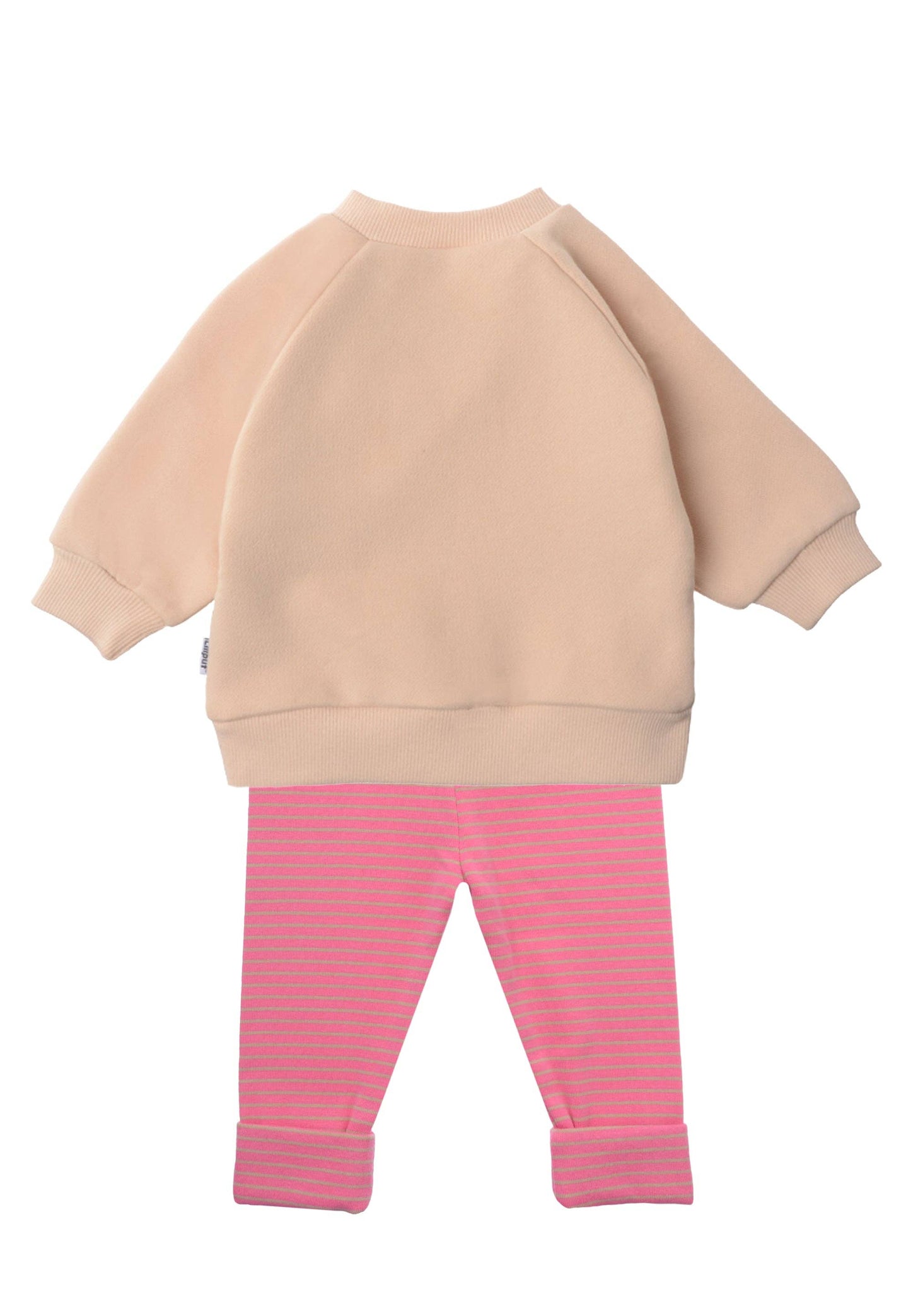 2tlg. Set mit Sweatshirt "Babys Barista" und Leggings