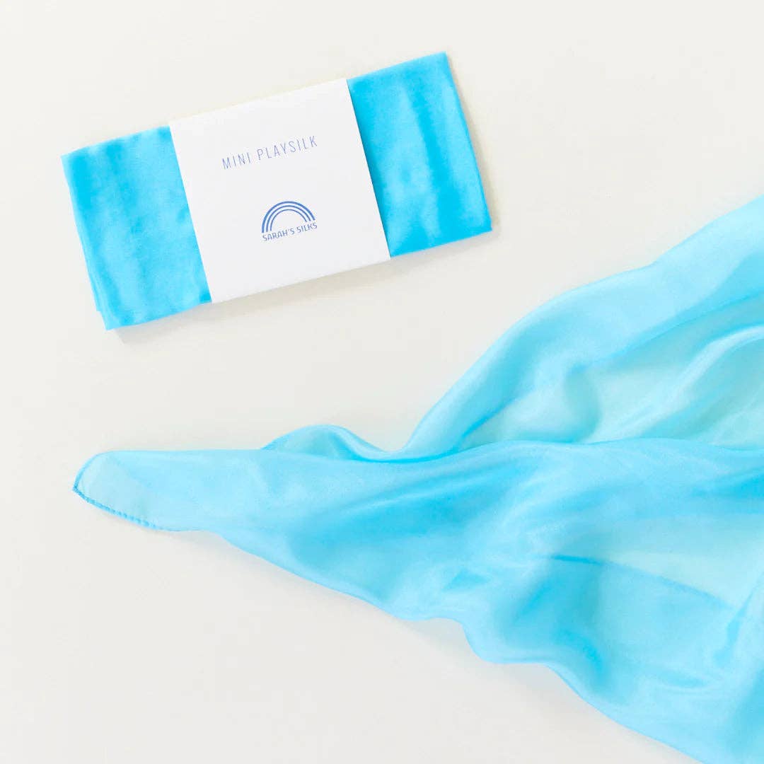 Mini Spielseidentücher uni