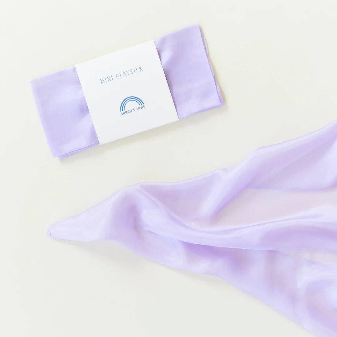 Mini Spielseidentücher uni