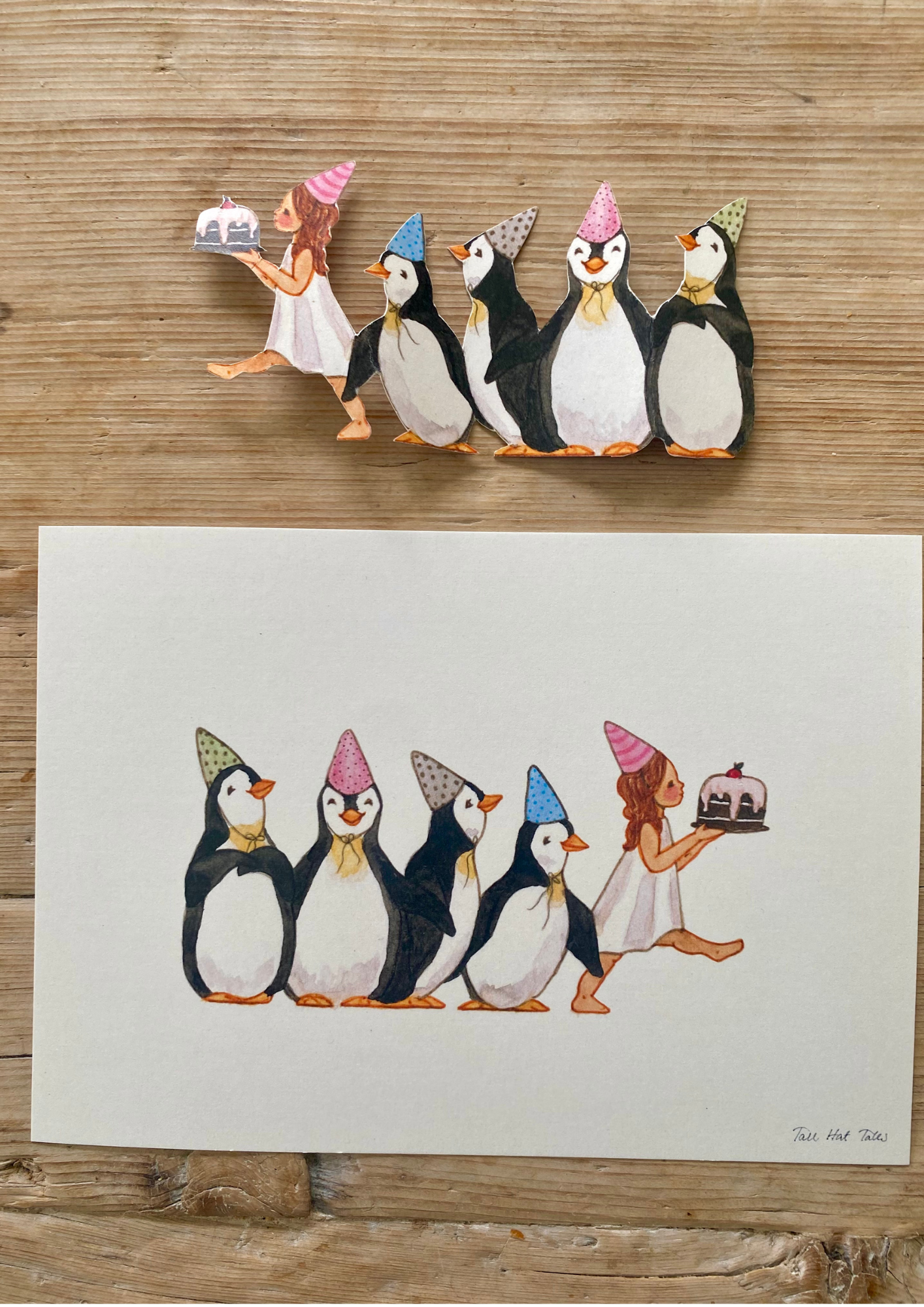 Pinguine  - Geburtstagsdeko