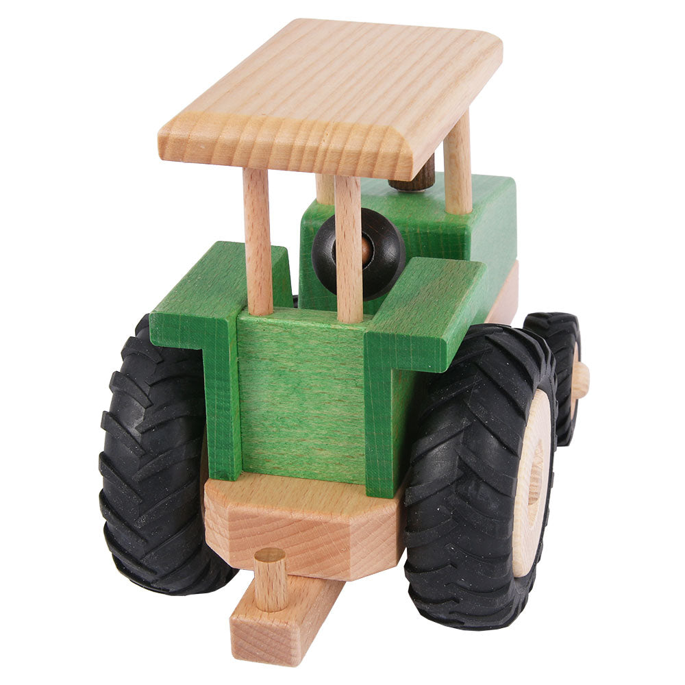 Holz-Traktor lenkbar