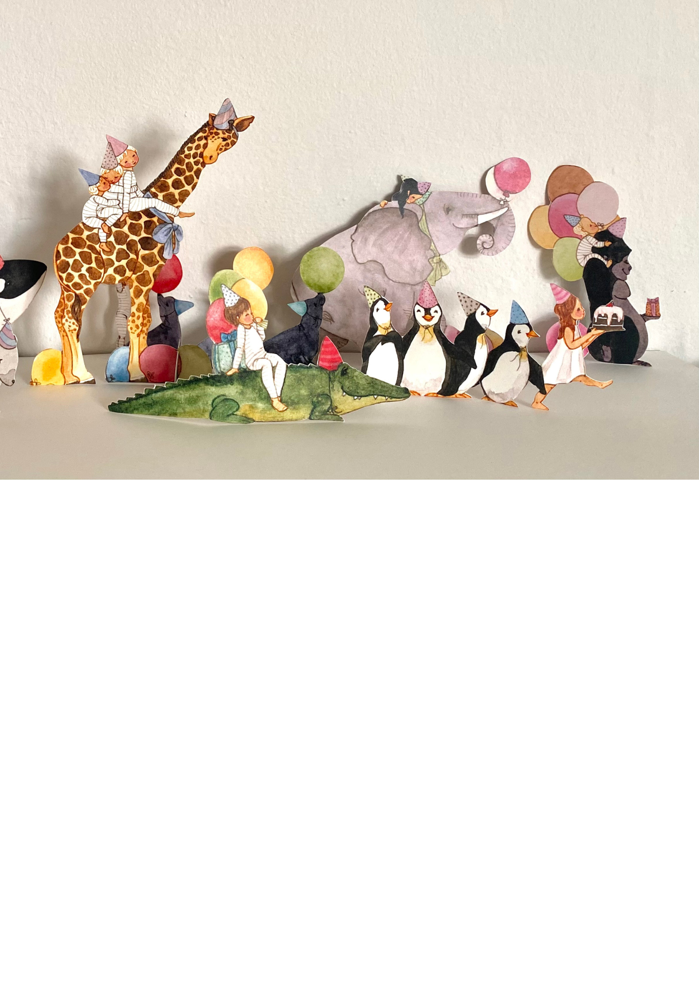 Pinguine  - Geburtstagsdeko