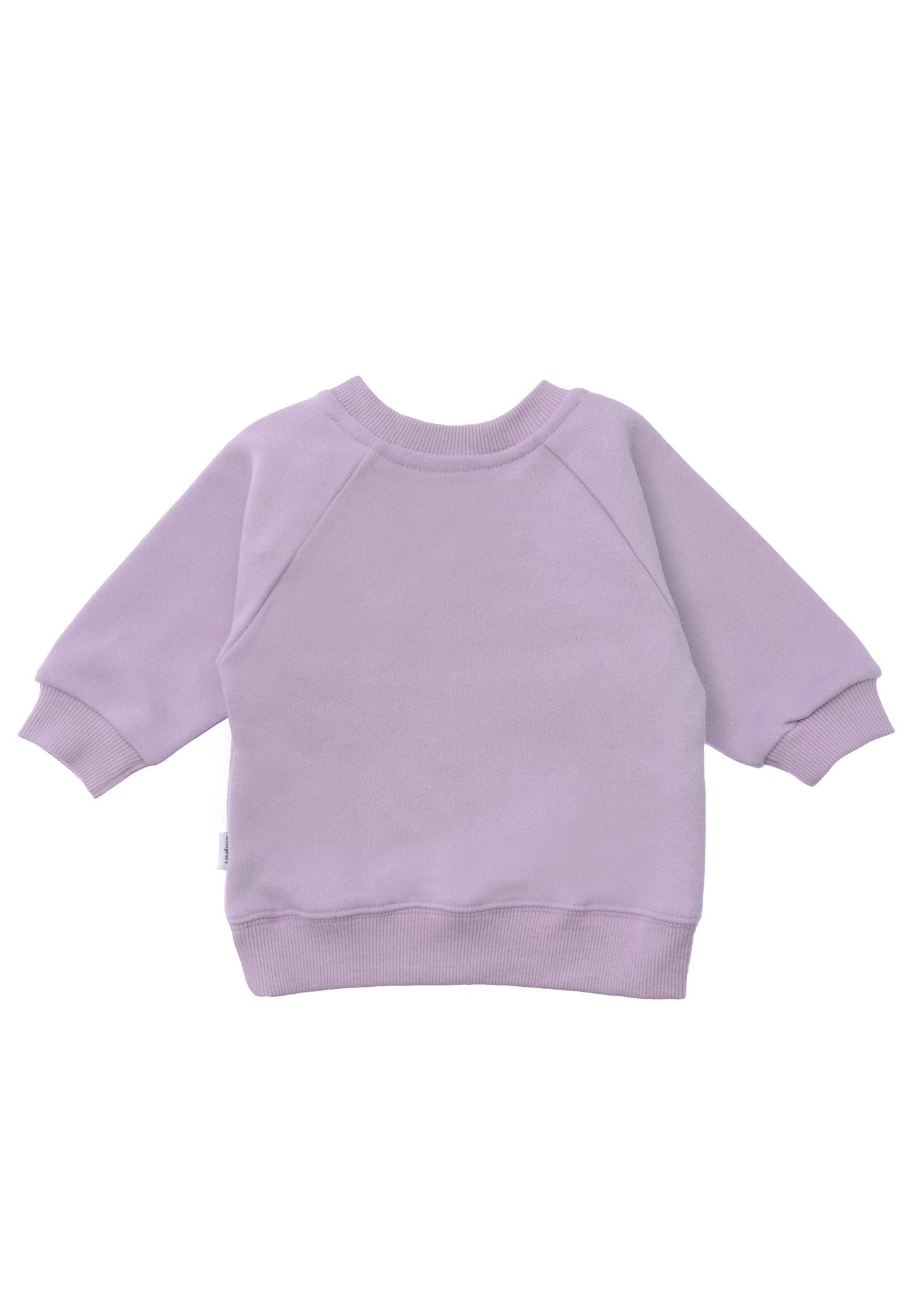 Sweatshirt in flieder mit Print "Dackel"