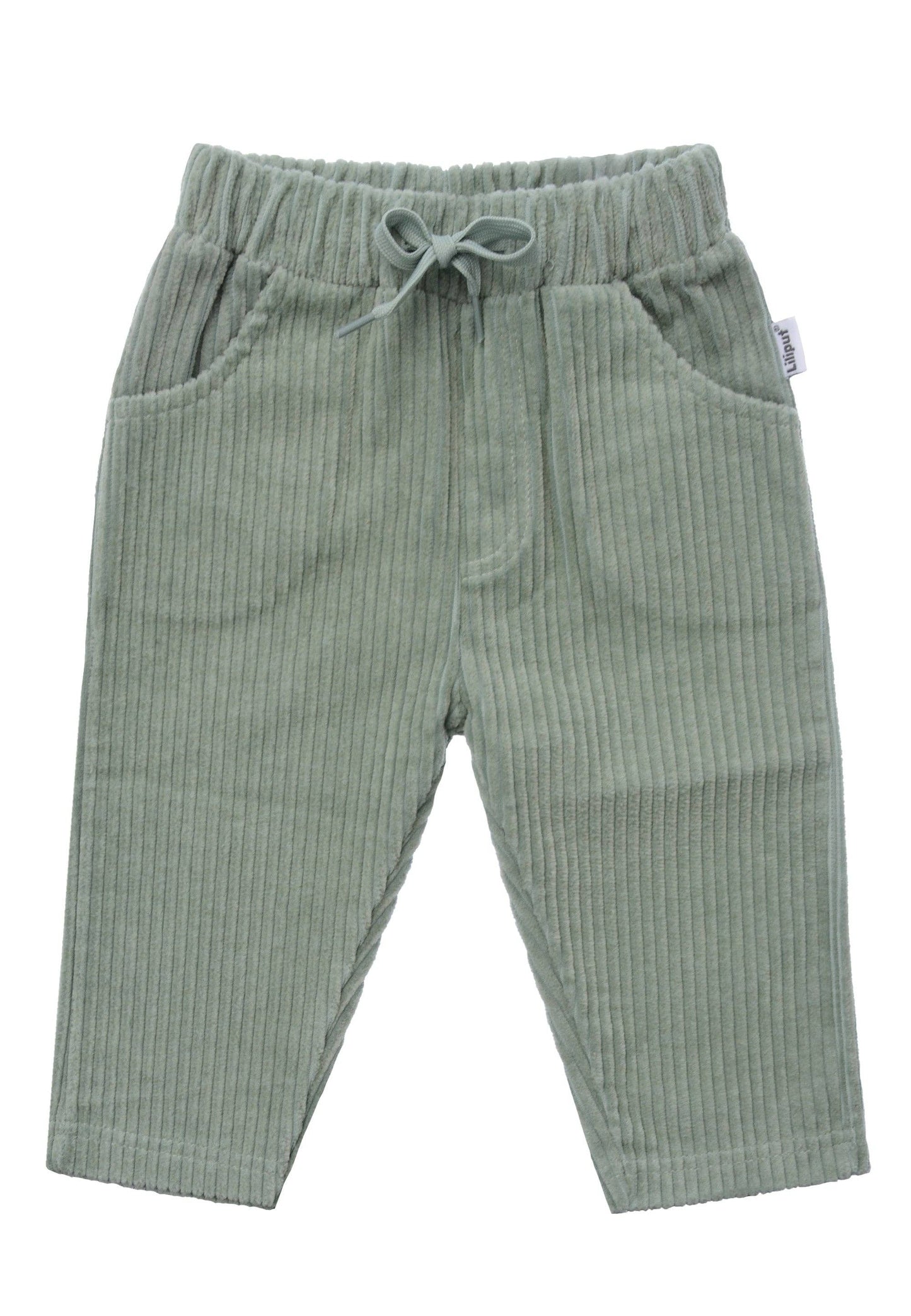 Cordhose mit großen Taschen in schilf