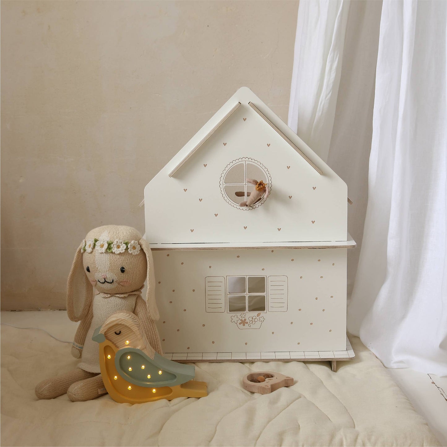 Puppenhaus aus Holz, modulare Bauweise, hohe Qualität, FSC