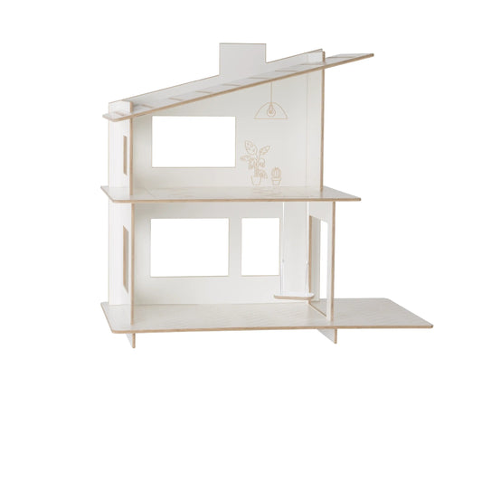 Modernes Puppenhaus ohne Möbel, hohe Qualität, FSC