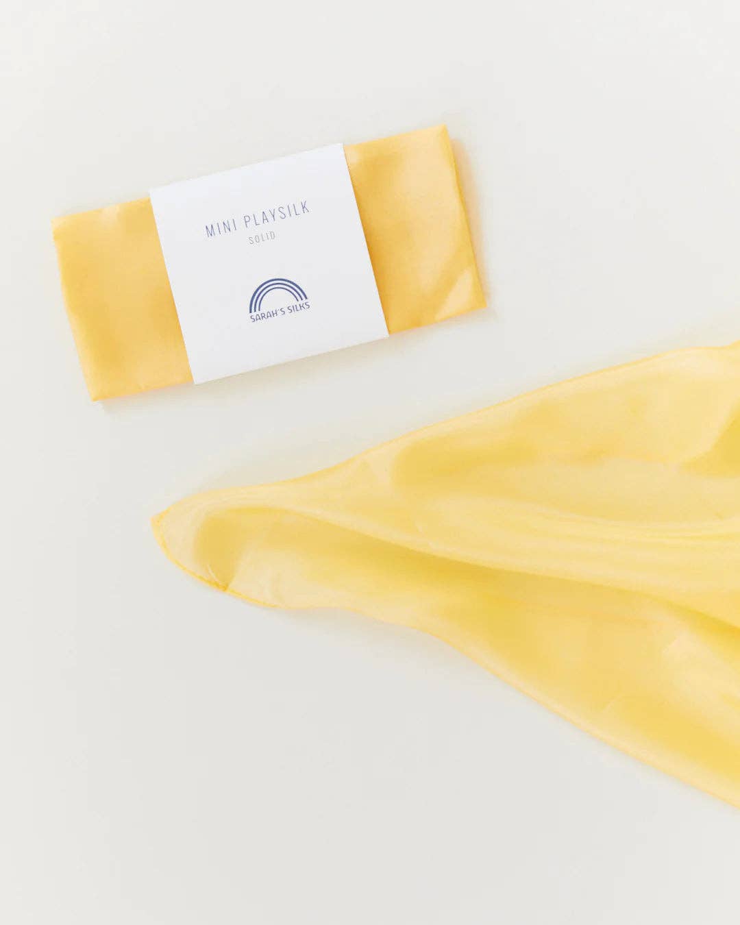 Mini Spielseidentücher uni