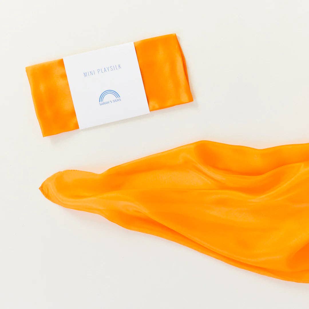 Mini Spielseidentücher uni