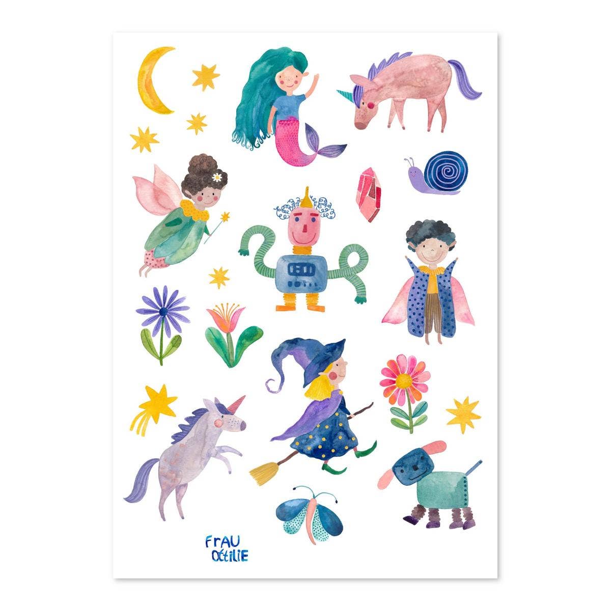 Kindertattoos Fantastische Wesen