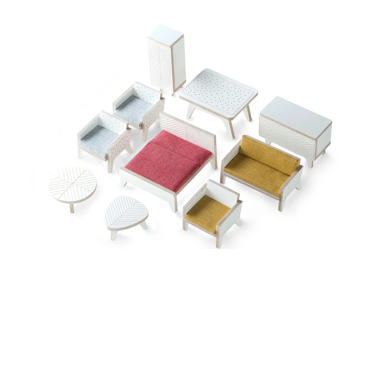 Holzmöbel für Puppenhäuser, Miniaturmöbel