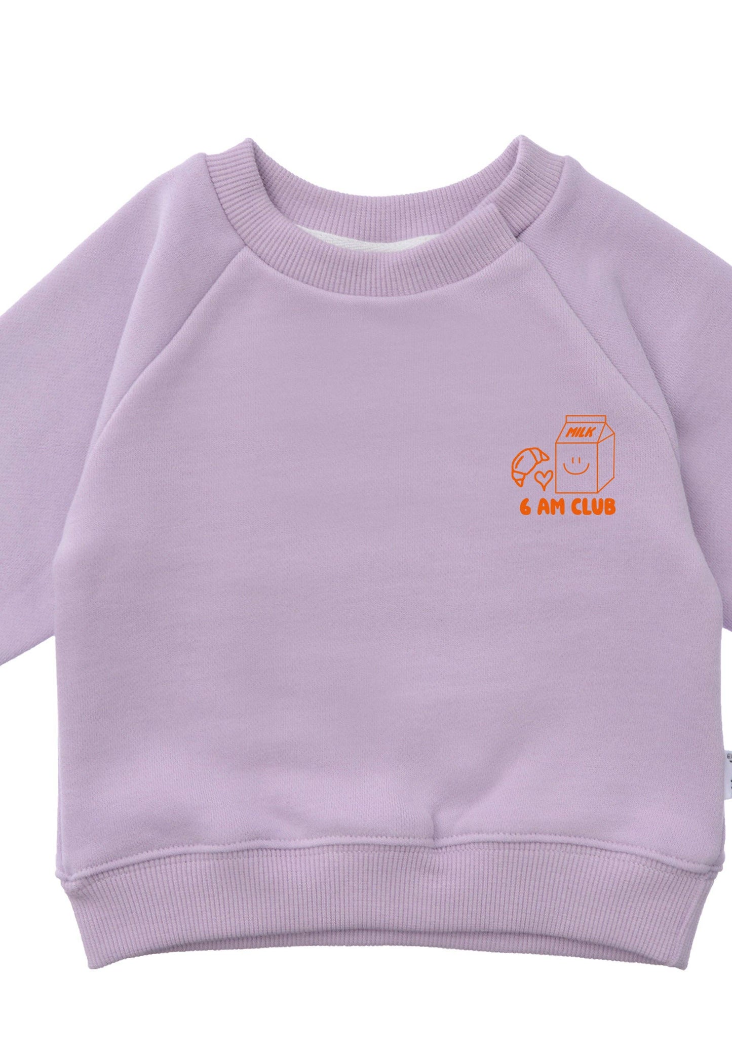 6 am Club Sweatshirt flieder Mini and Me Edition