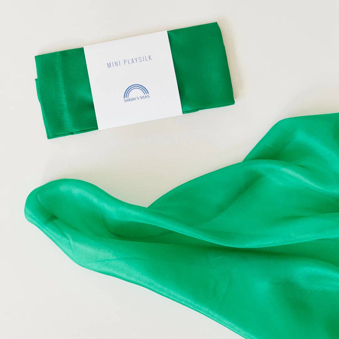 Mini Spielseidentücher uni